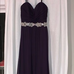 Eggplant/ purple David’s bridal dress
